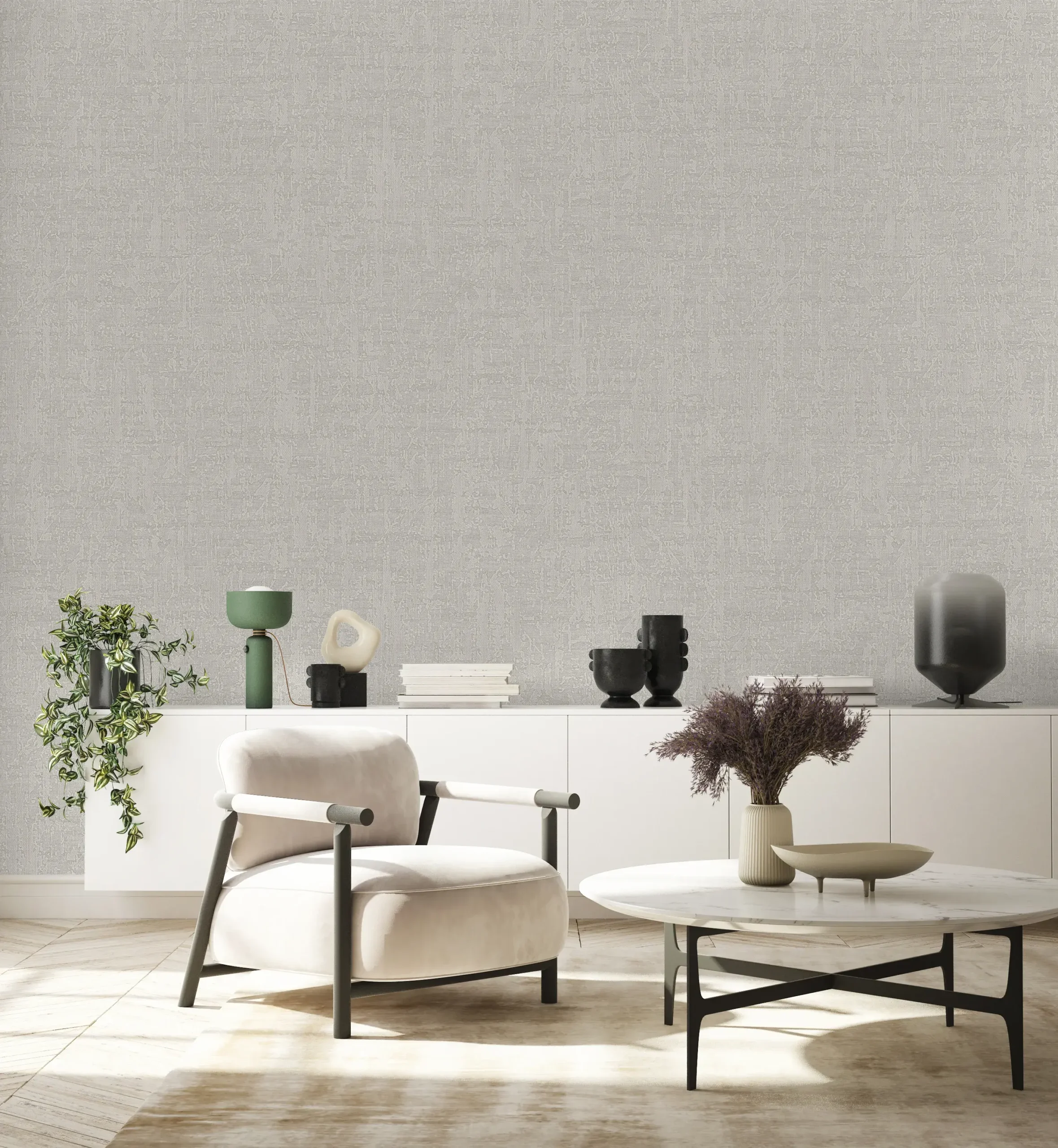 Beige Embossed Wallpaper – Understated Shimmer (24114-2)